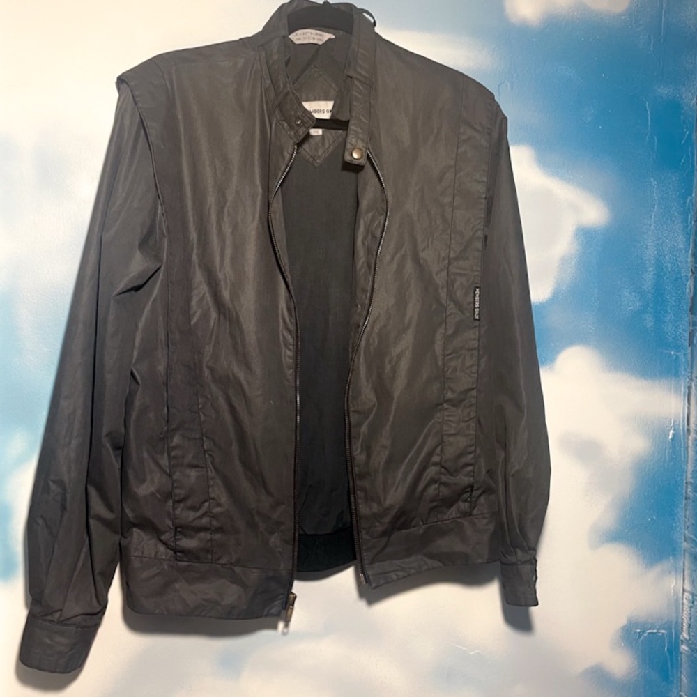 Members Only rainbow tag vintage jacket